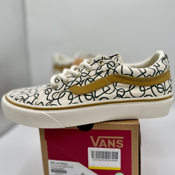 NWT Vans Sk8 Low Reissue Sneakers Textured Waves / Marshmallow Shoes Skate NEW - Picture 14 of 16